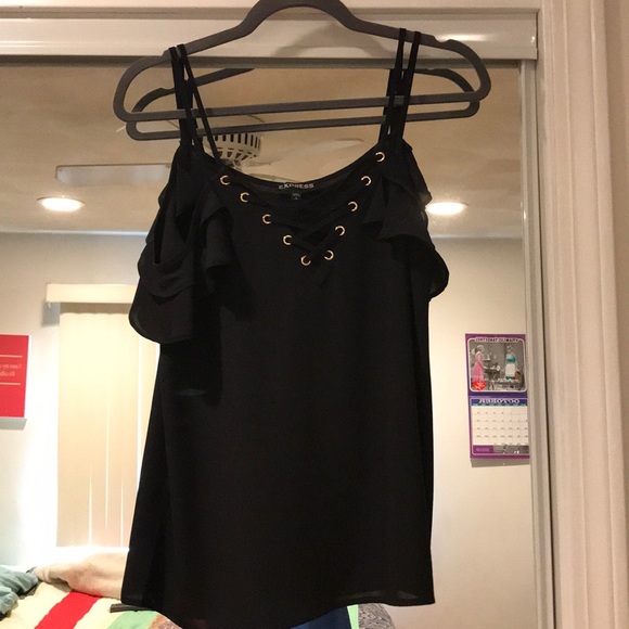 Express Tops - Express off the shoulder tank